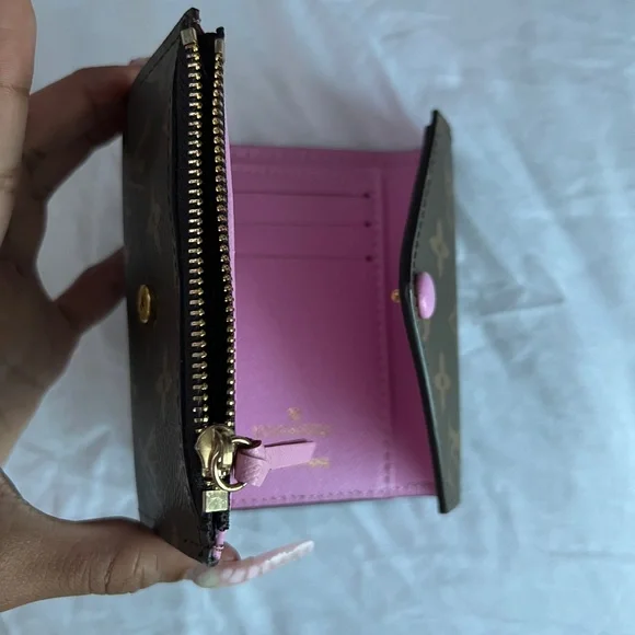 PINK TRIFOLD wallet Louis V - Picture 5 of 7
